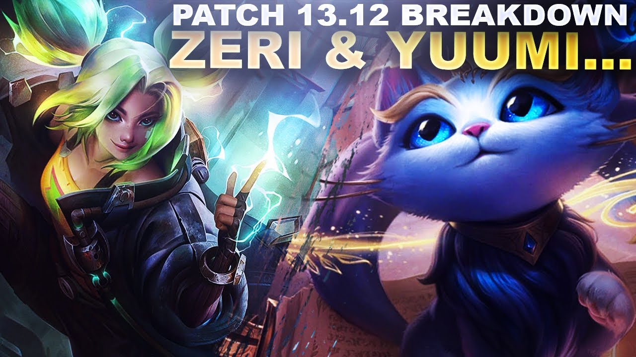 League of Legends Patch 13.12: Zeri, Yuumi Nerfs, Ashe Buffs, New