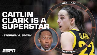 Caitlin Clark could be the BIGGEST FEMALE STAR EVER in the WNBA 😮 - Stephen A. Smith | First Take