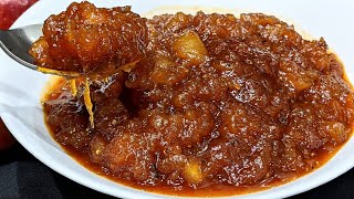 सेब की खट्टी-मीठी तीखी चटपटी चटनी जिसे एक बार बनाओ महीनों खाओ | Seb ki Chutney Recipe. Apple Ginger Chutney Recipe