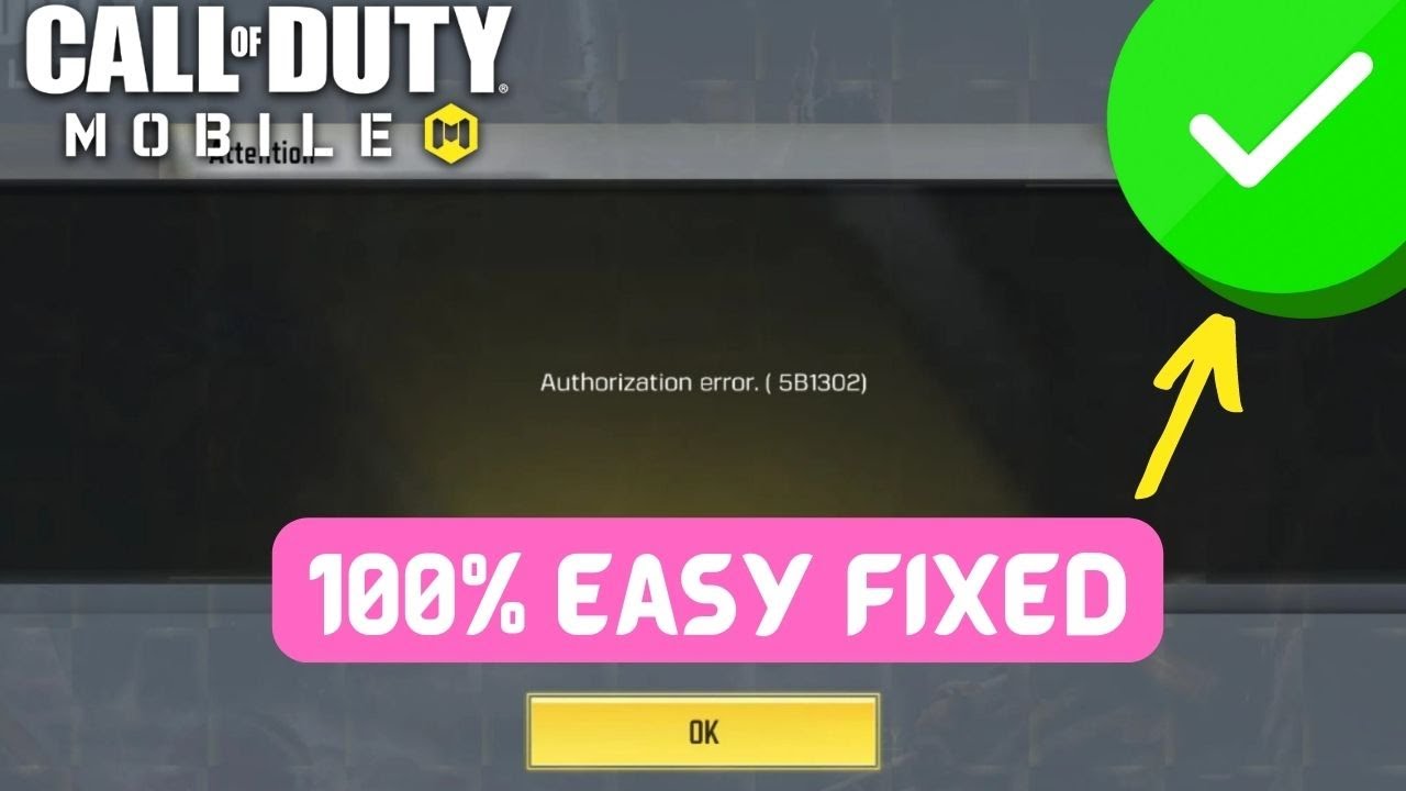 Fix Call Of Duty Mobile Log In Issue Due To Authorization Error