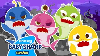 ¡En Halloween, Juguemos al Escondite con Tiburón Bebé! | Cuentos Infantiles | Baby Shark en español