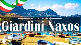 Beautiful Giardini Naxos, Sicily 4K • Relaxing Italian Music, Instrumental Romantic•Video 4K UltraHD