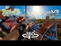 360° SAND SERPENT VR Roller Coaster @ Busch Gardens epic Roller Coaster last ride