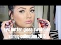 NYX SPRING BUTTER GLOSS SWATCHES 2015