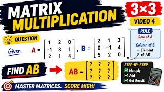 3x3 matrix multiplication. How to solve multiplication of a 3x3 matrix.