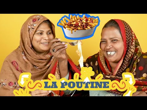 Damn! these Tribal Moms Thrilled with a Bucket of Poutine