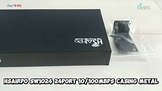 HSAIRPO SW1024 24port 10/100Mbps CASING METAL