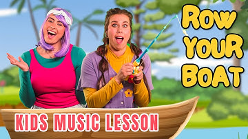 Learn to Sing - Row Your Boat | Nursery Rhymes and Kids Songs (Educational Videos for Kids & Babies)