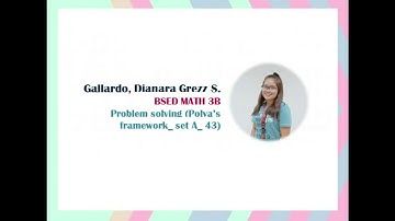 Problem solving using Polya