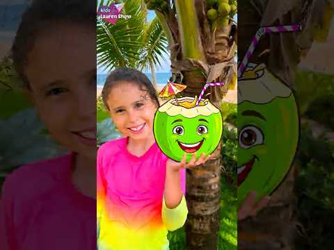 O SEGREDO DO COQUEIRO! 🥥✨ #kidslaurenshow #shorts