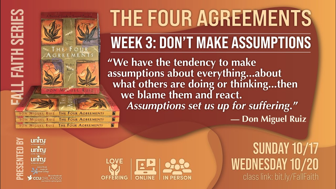 "Don't Make Assumptions" with Rev. Don Barton | Sunday Celebration (Oct 17, 2021)