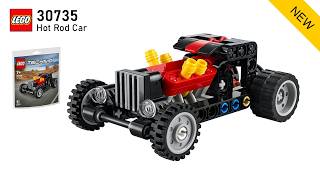 LEGO Technic 30735 Hot Rod Car (2026) - unbox and speed building