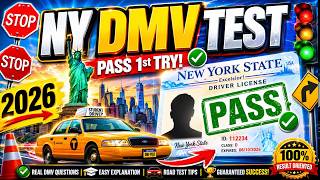 New York DMV Practice Test 2026 | NY Permit Test Real Questions & Answers – Pass First Try!