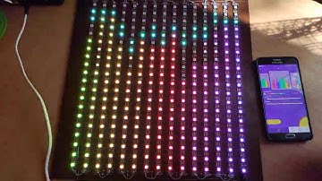 Ultimate Spectrum Analyzer with WS2812b and SP107 bluethoot controller