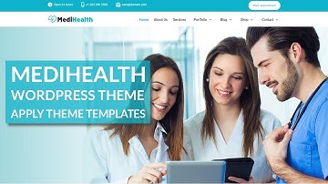 MediHealth Premium WordPress Theme:  How to Apply Theme Templates  - Part 14