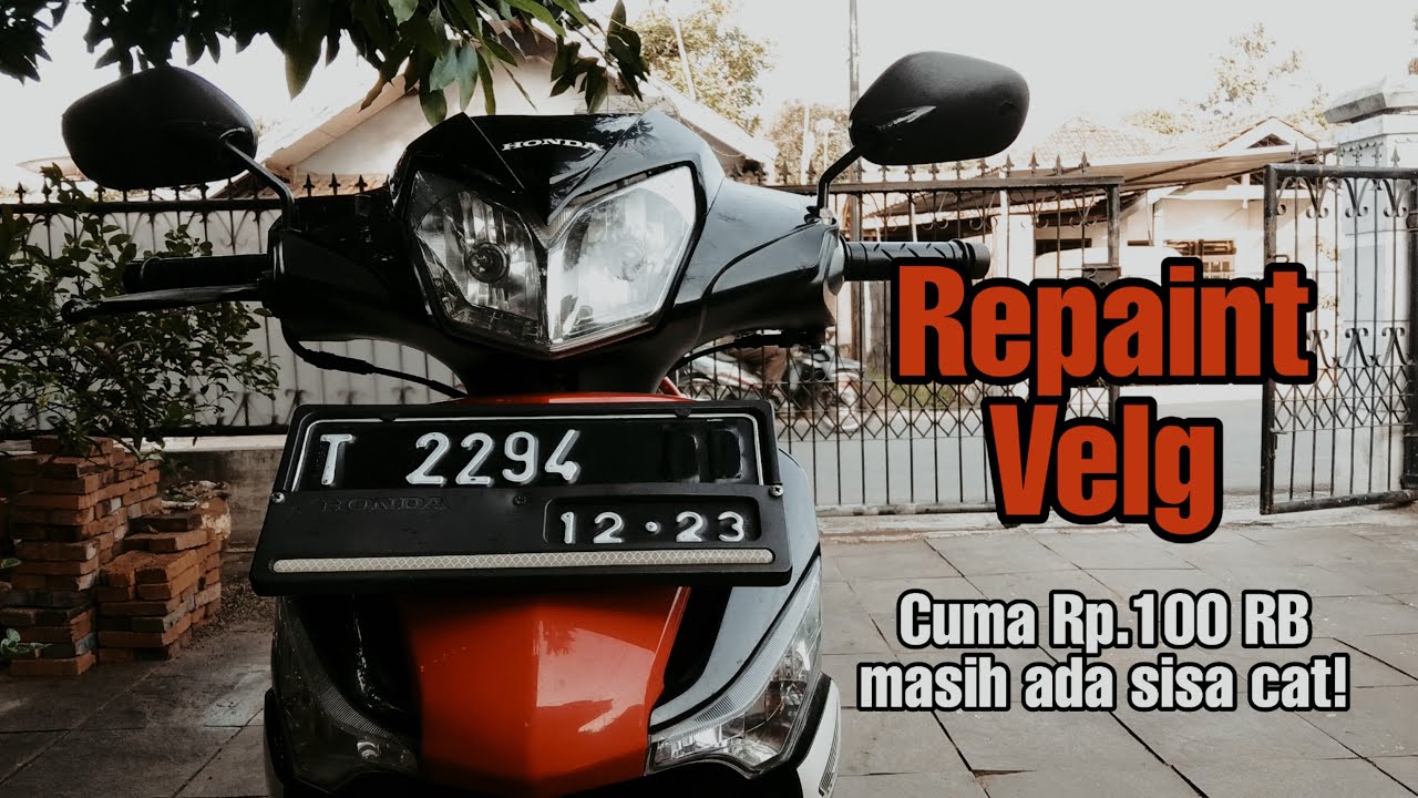 Repaint Velg Pakai Cat Kaleng Cuma Rp.100 Rb. Hasilnya Bagus? | HONDA SUPRA X 125R Gen 2
