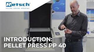 Pellet Press PP 40 - Introduction #RETSCH #laboratorypelletpress #laboratoryinstruments