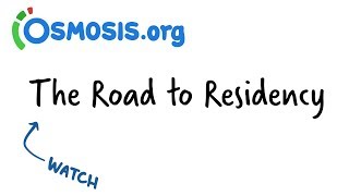 The Road to Residency | Osmosis Resource