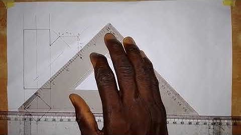 Construction of Complete Plan, F.E. and Surface Development of Two equal Square Prisms