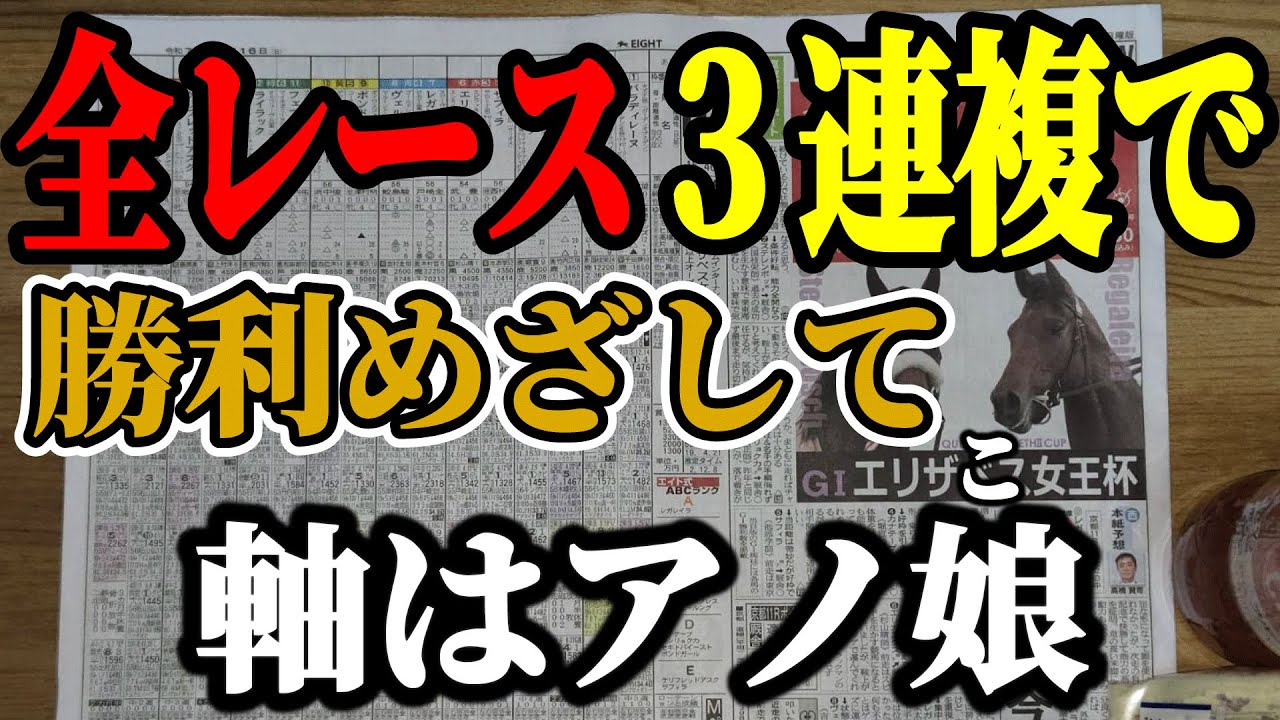 全36レース×3連複で仕切り直しッ！アノ娘？【競馬実践】