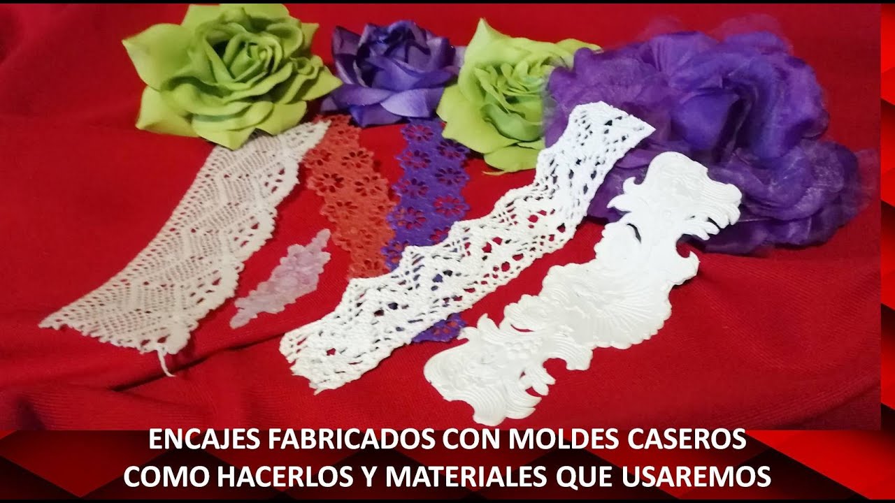 MANUALIDADES: Encajes fabricados con moldes caseros