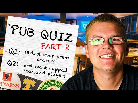 Testing Our Knowledge VS The BEST FOOTBALL Pub Quiz In The WORLD - Part 2
