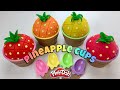 Play Doh Pineapple Ice Cream Cups Surprise Eggs Learn Colors