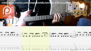 Video thumbnail of "John Mayer - Heartbreak Warfare BASS COVER + PLAY ALONG TAB + SCORE"