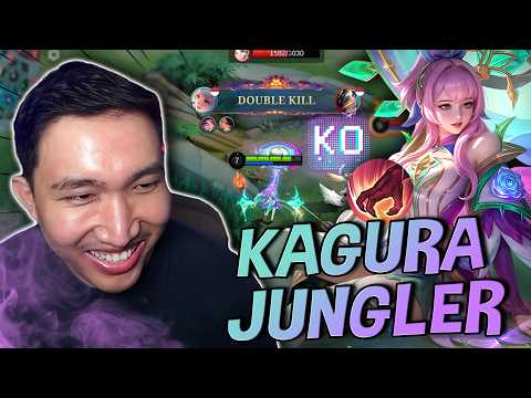 TANK BUILD KAGURA IN THE JUNGLE !! ENEMIES CAN'T KILL KAGURA !! #MLBBIDCreator