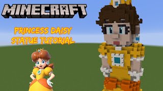 Minecraft Tutorial: Princess Daisy Statue (Super Mario)