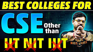 Best Engineering Colleges for CSE Other than IIT, NIT & IIIT😱 | JEE 2026 | Harsh Sir