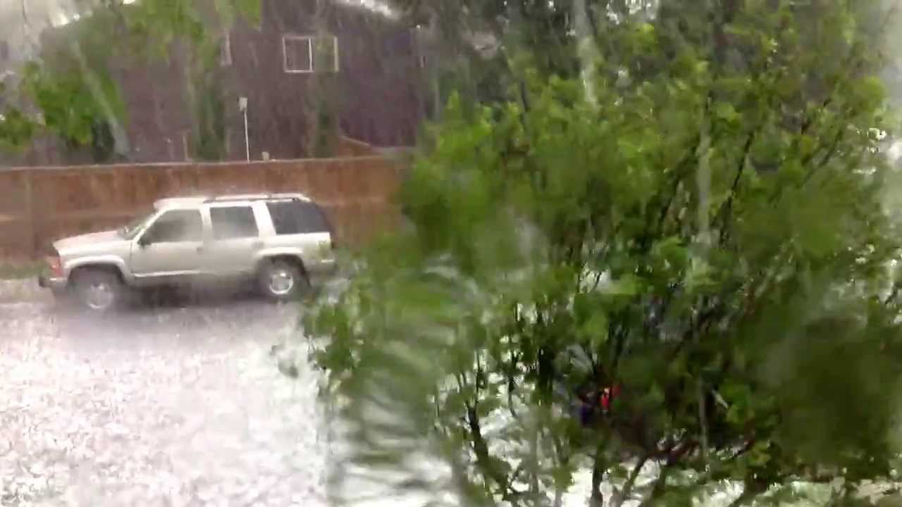 Hail storm in Airdrie, Alberta on July 6, 2013 - YouTube