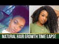 Natural hair growth time lapse year by year. 2015-2021