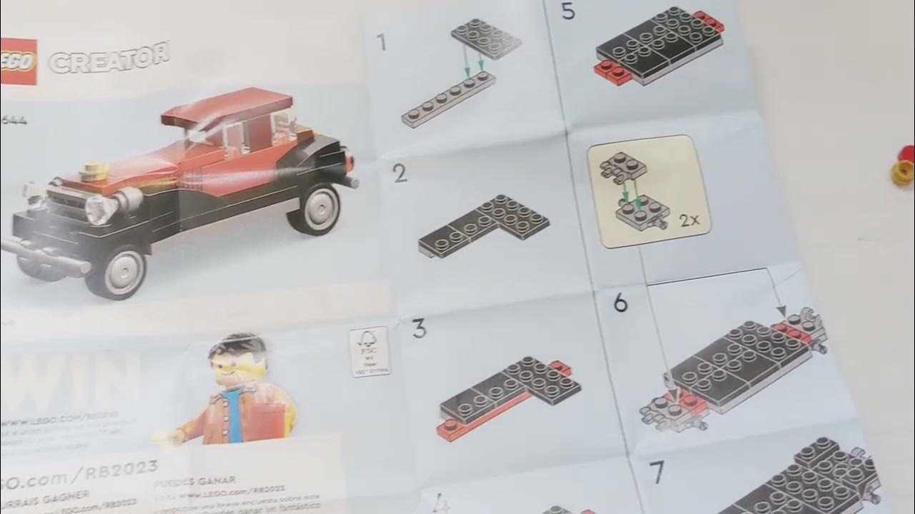 Lego Creator 30644 Vintage Car Polybag (Limited Edition) YouTube