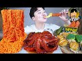 ASMR MUKBANG 해물찜 & 치즈 통스팸 FIRE Noodle & Spicy Seafood Boil & CHEESE SPAM EATING SOUND!