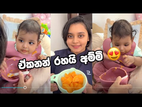 මන් බබාට කෑම හැදුවෙ මෙහෙම. ඔයාලත් මෙහෙමද?