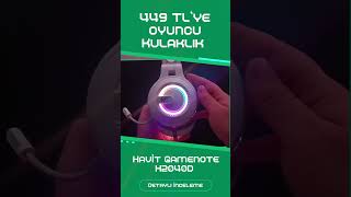  449 Tlye Rgbli Oyuncu Kulaklk Olur Mu   Havit Gamenote H2040d shorts