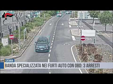 Video Catania: banda specializzata nei furti auto con OBD: 3 arresti