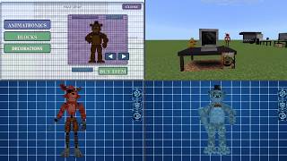 FNAF Shop and Workshop review - Adam's CLassics FNAF Bundle ADDON MCPE/BE CREDIT: @mexux0711  screenshot 3