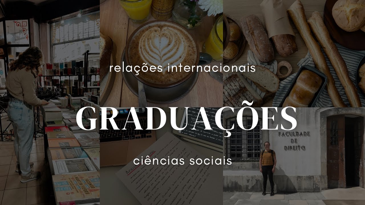 Cursando duas faculdades - ciências sociais e relações internacionais ...
