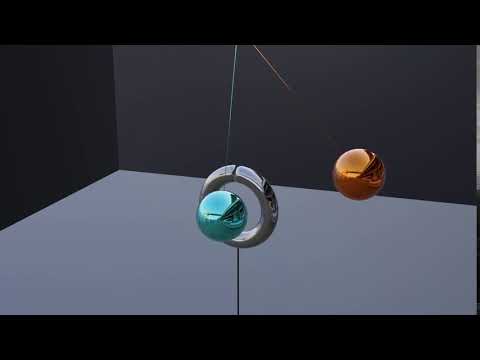 Satisfying Pendulum Animation v2 | blender 2.9 | Random Animation