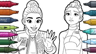 Coloring Rumi s Different Emotions KPop Demon Hunters Coloring Page