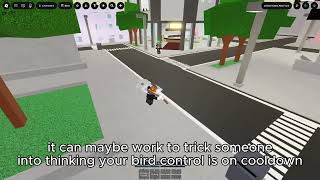 no cooldown bird control tech/bug in jjs