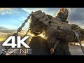 Godzilla vs Kong and U.S. Military - Fight Scene - Godzilla vs Kong (2021) Movie Clip 4K