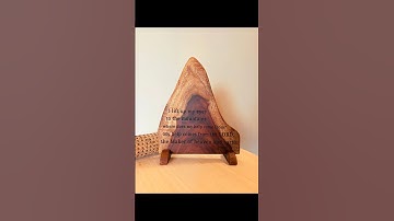 unique wooden mountain shape [psalms 121:1:2] #Shorts#christiangifts#christianart (DM more details✨️
