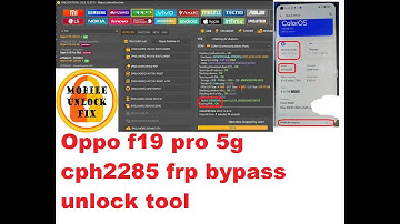Oppo f19 pro cph2285 frp bypass unlock tool
