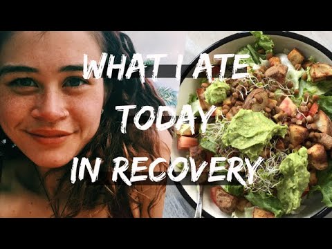 WHAT I ATE TODAY IN RECOVERY || Baked Tofu Recipe