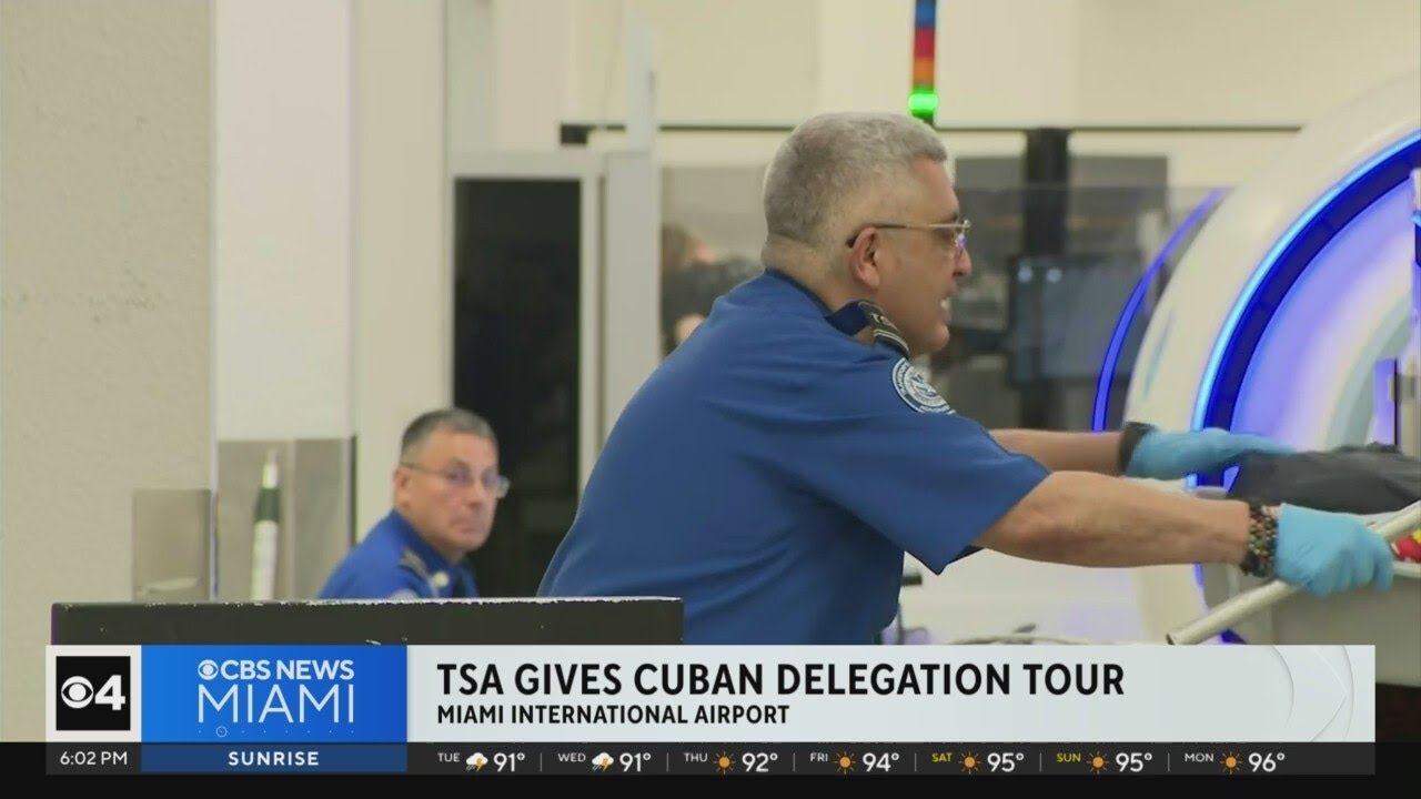 Cuban government delegation tour of secure areas at Miami airport draws ire of county leaders