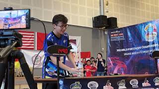 Chan Keng Ian 2023 World Sport Stacking Championships All Around Champion