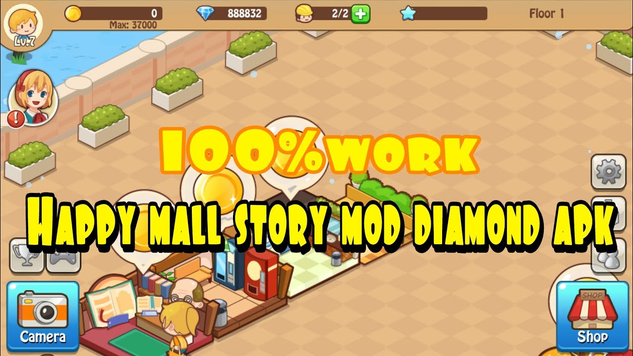 Happy mall story mod diamond apk YouTube